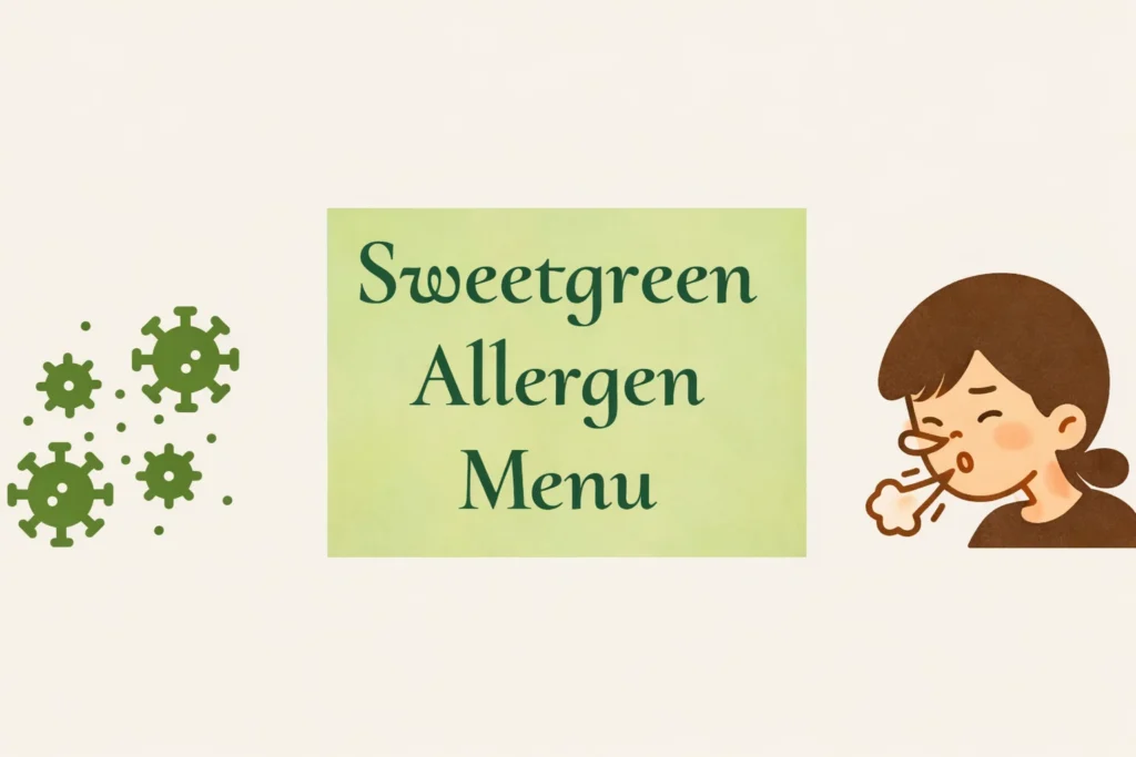 sweetgreen allergens