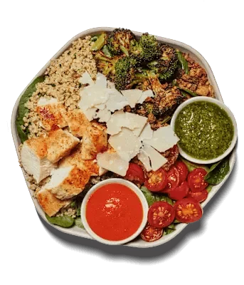 Chicken Pesto Parm Bowl
