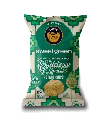 SG X Siete Green Goddess Ranch Potato Chips